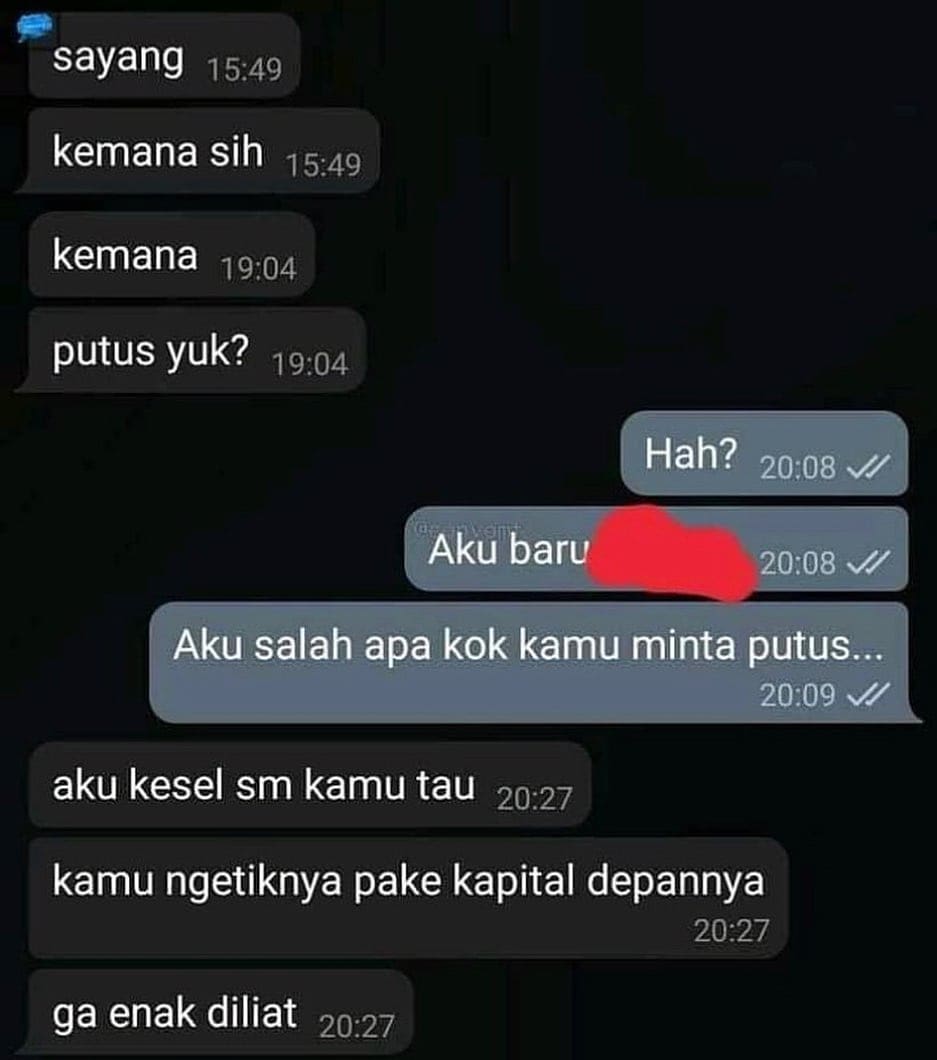 Potret alasan konyol ingin putus dari pasangan ini bikin garuk-garuk kepala